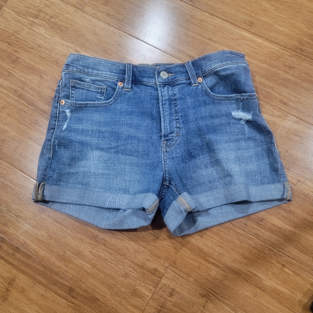 Lucky Brand Ava Mid Rise Shorts Women's Size 8